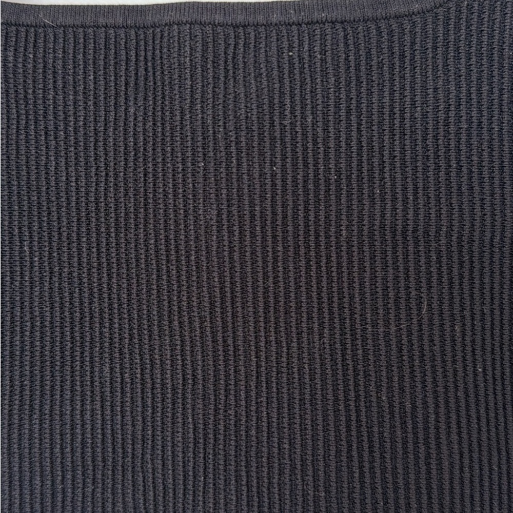 Babaton Black Ribbed Tank Top - Picture 2 of 3